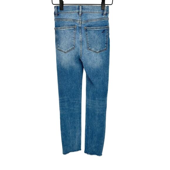 DL1961 Mara Ankle High Rise Instasculpt Slim Straight Jean | Size 23 | Crosswall - Picture 4 of 16